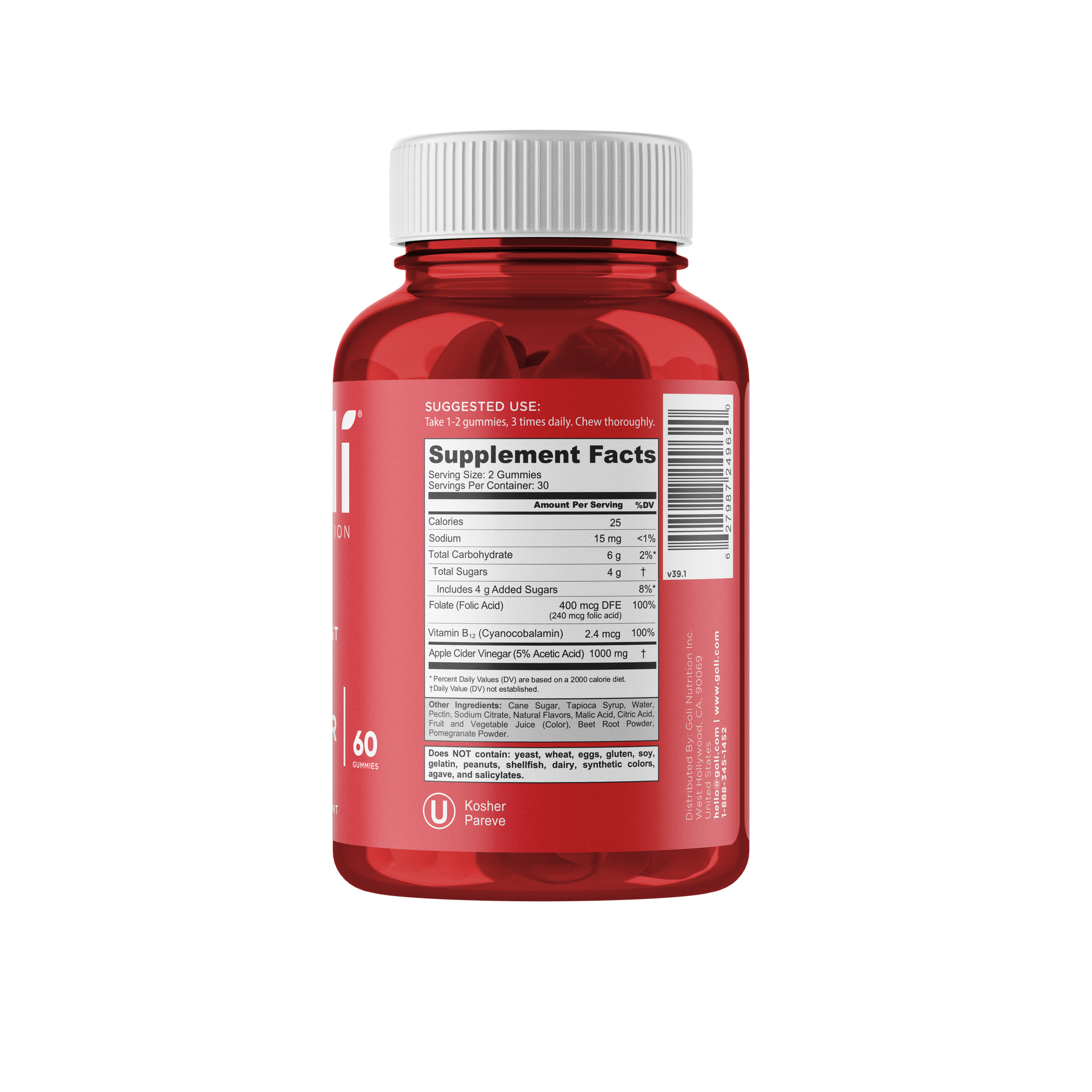 GOLI APPLE CIDER VINEGAR GUMMY