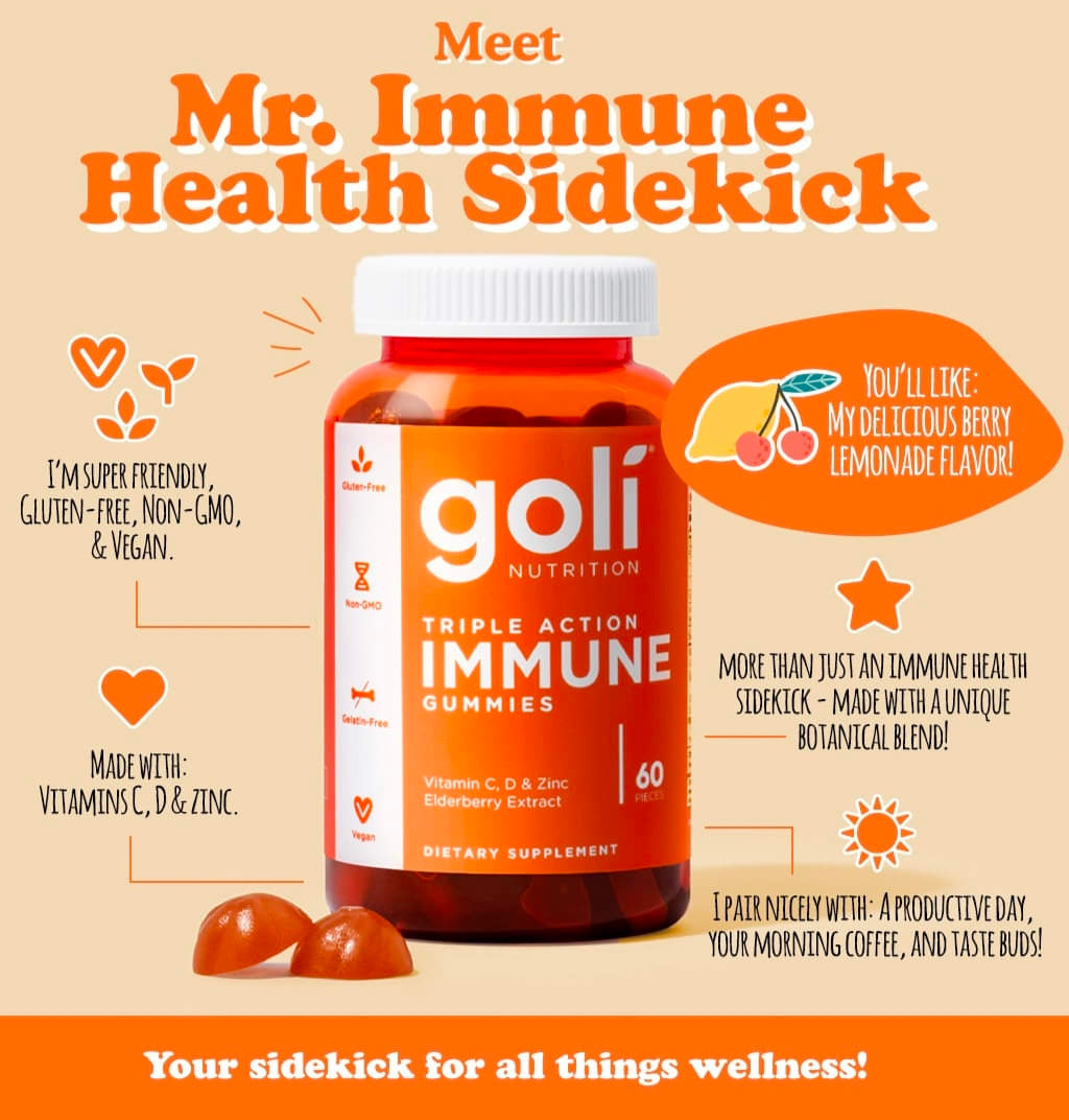 GOLI TRIPLE ACTION IMMUNE GUMMY