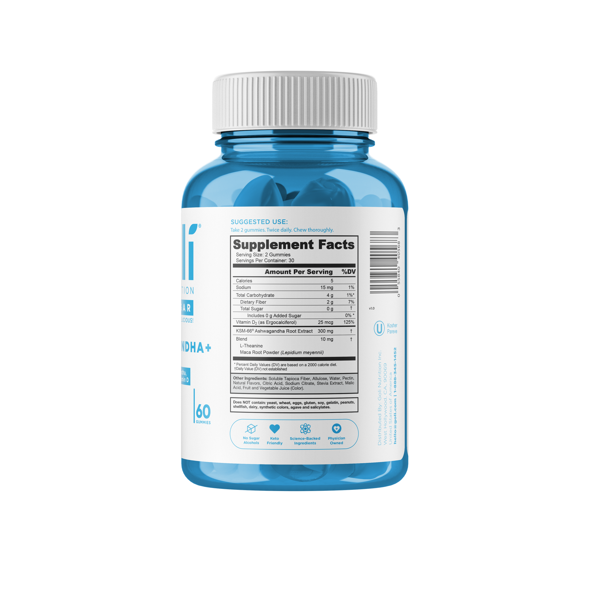 GOLI ASHWAGANDHA ZERO SUGAR