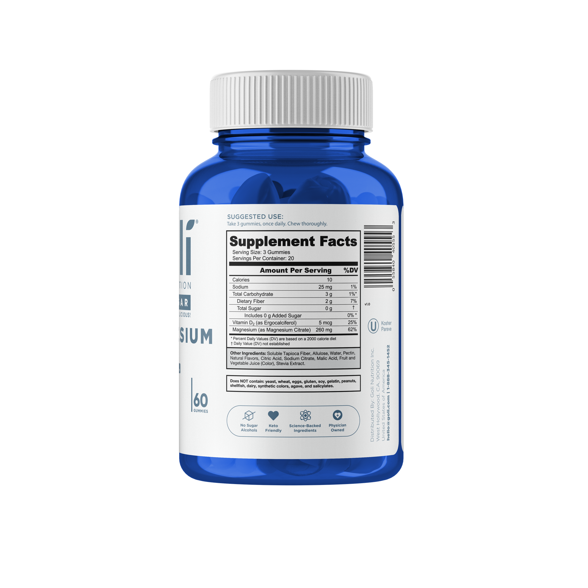 GOLI MAGNESIUM ZERO SUGAR