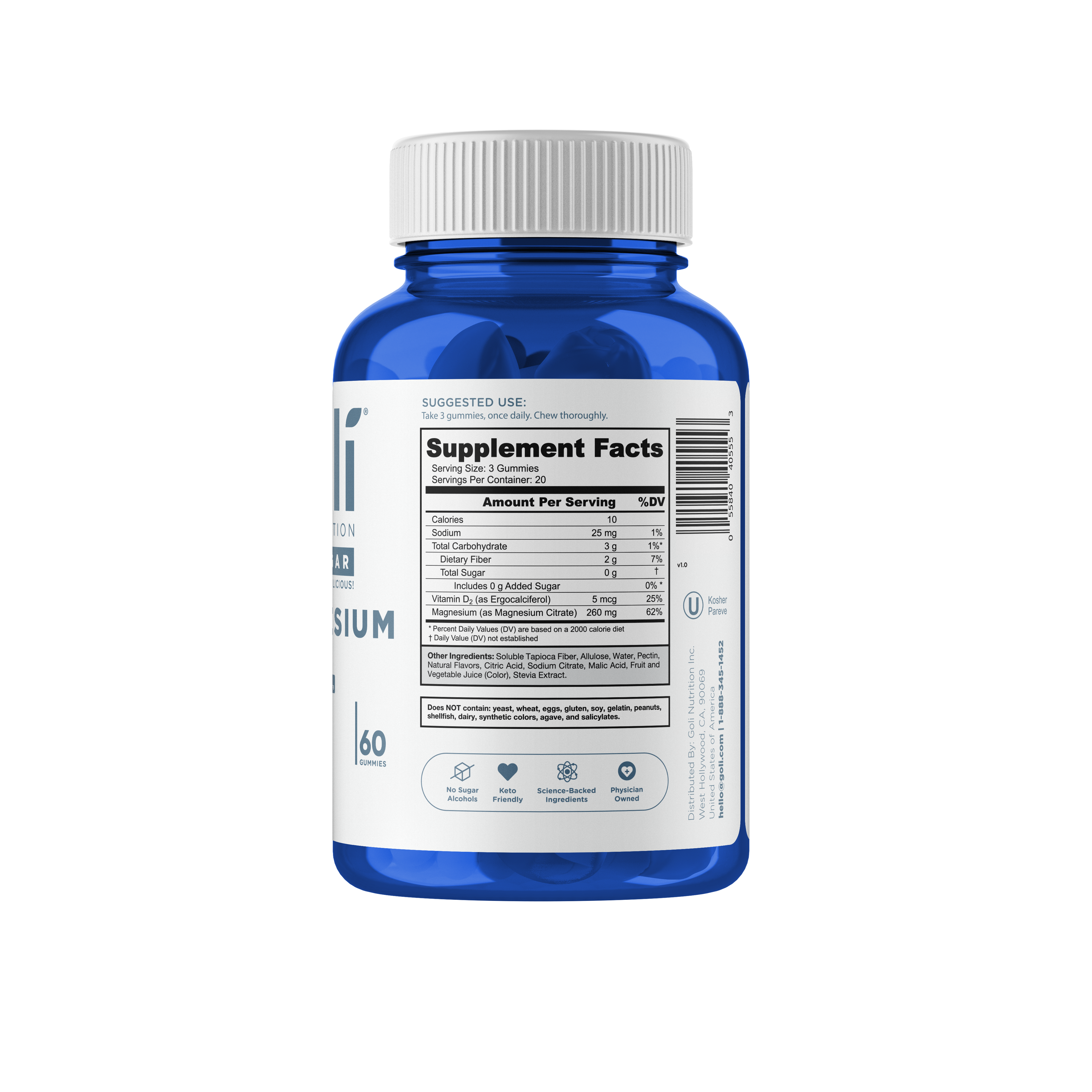 GOLI MAGNESIUM ZERO SUGAR