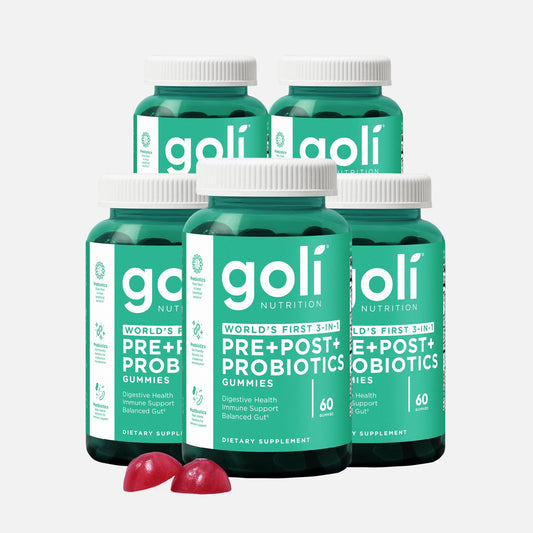 5 Bottles of Probiotic+ Gummies