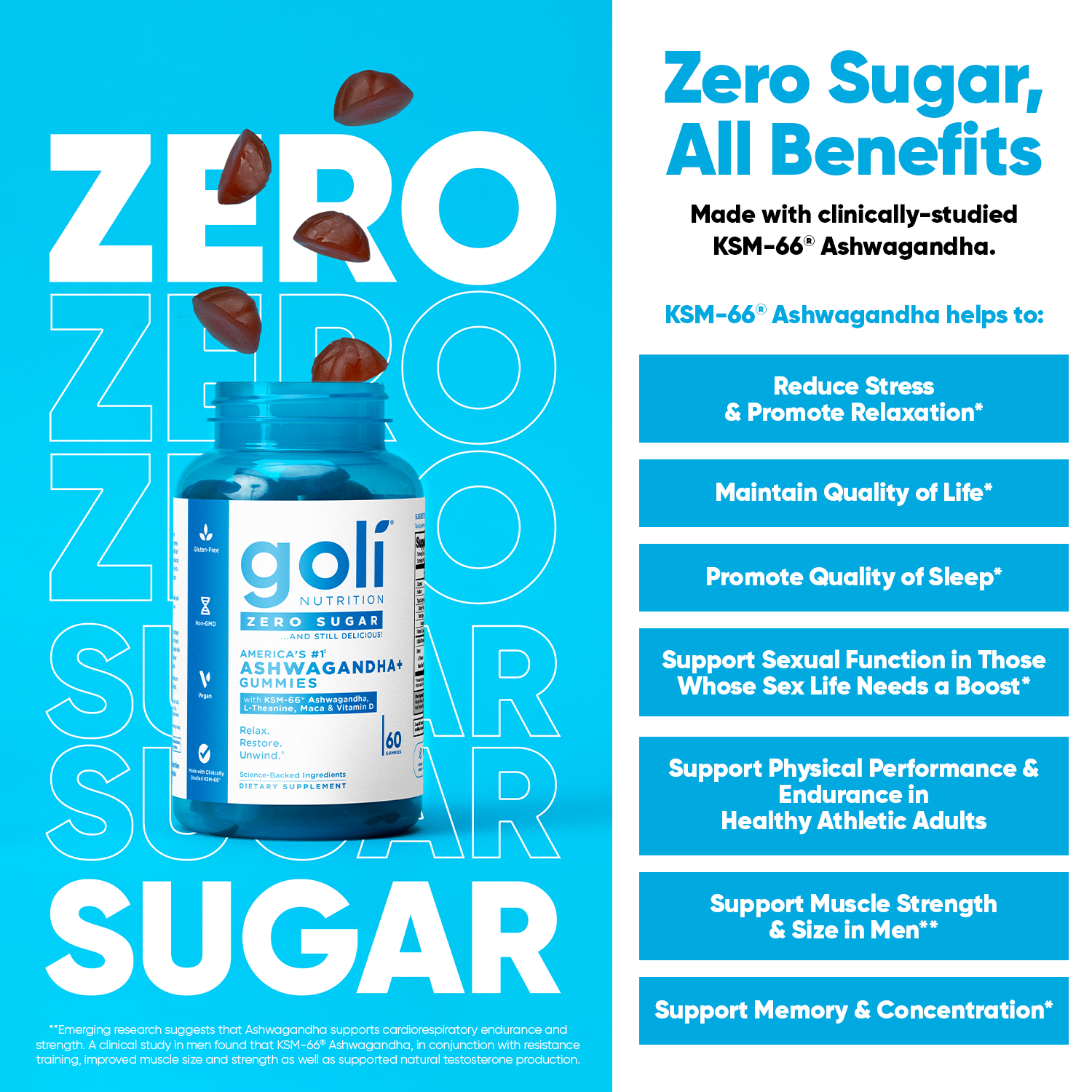 GOLI ASHWAGANDHA ZERO SUGAR